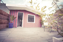 vue exterieure de la terrasse