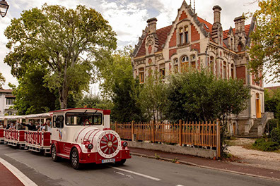 visite guidée train arcachon