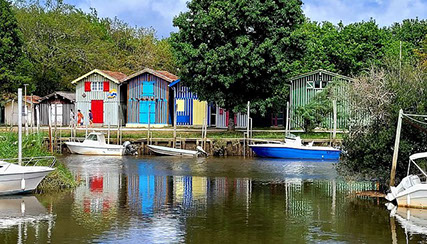 port de biganos cabanes de pecheurs